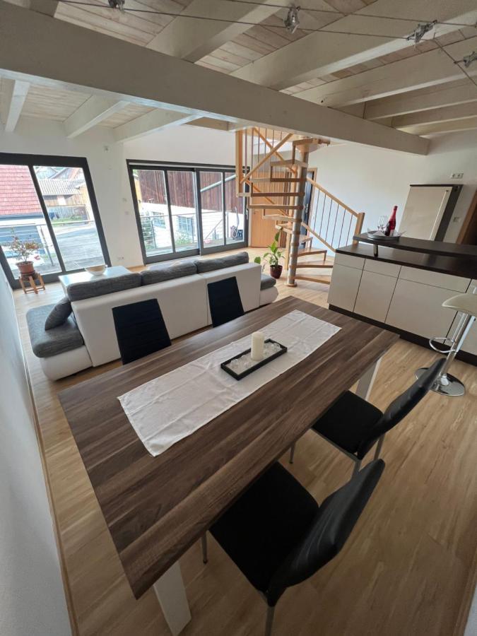 Ferienwohnung Mit Balkon Oberelsbach Exterior foto